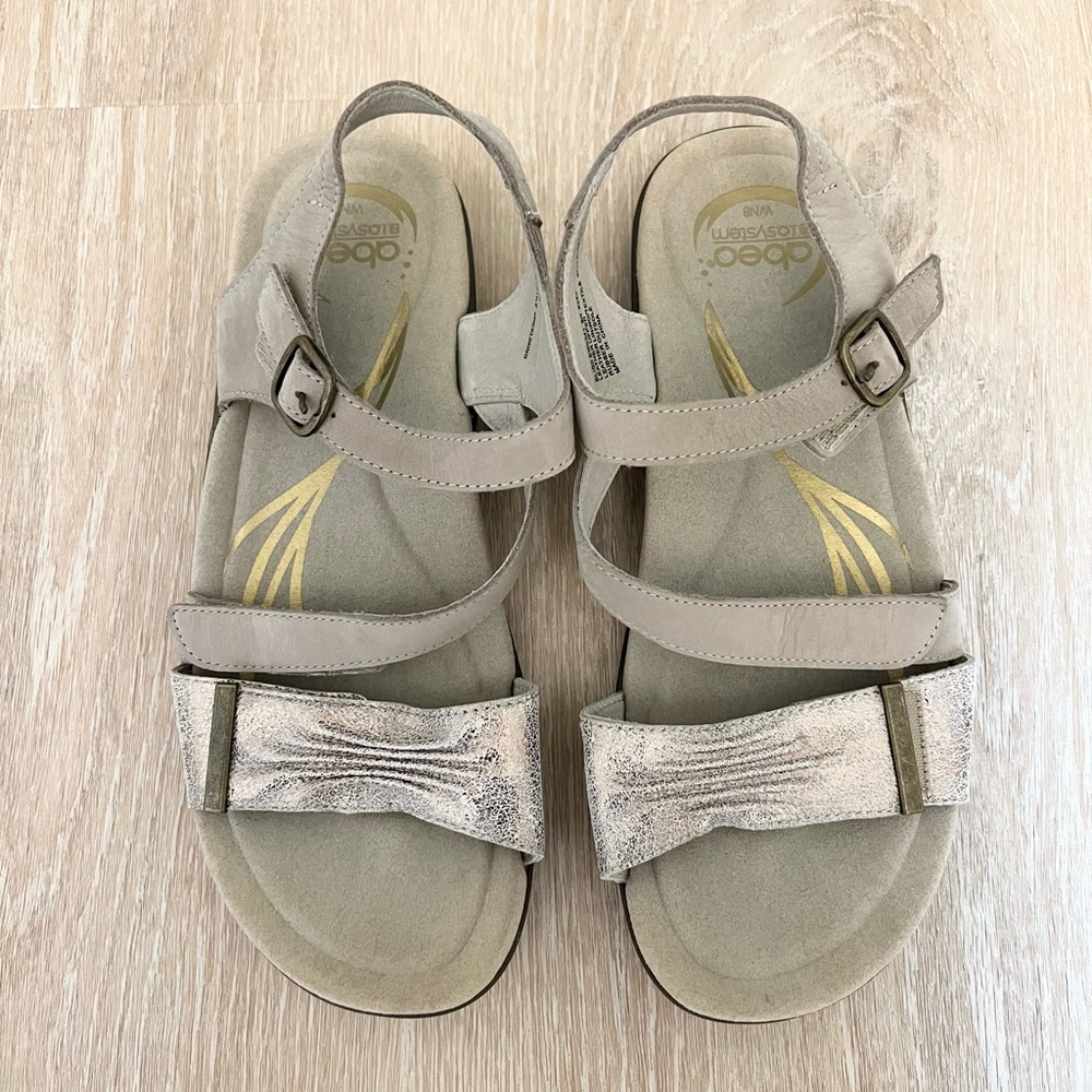 NEW ABEO BLISS SANDALS B.I.O.SYSTEM MEMORY FOAM Sz 8 Narrow